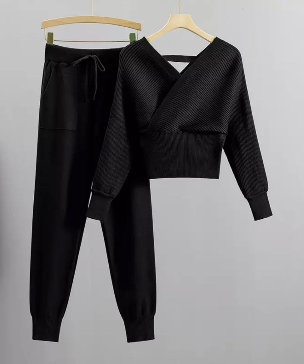 HALO Knit Off Shoulder Loungewear Set