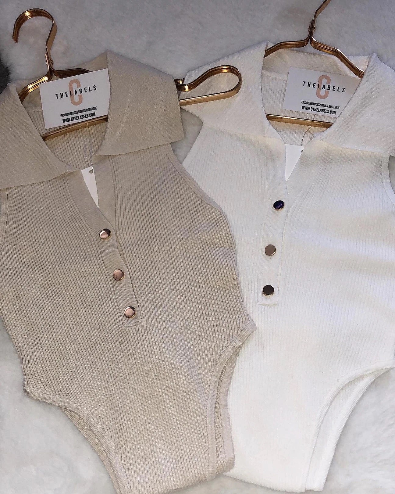 CHLOE Collar Premium High Rise Stretch Bodysuit