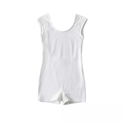 ROMA Backless Playsuit White